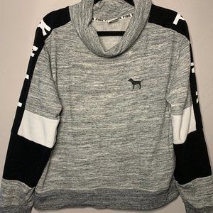 Pink by Victoria's Secret Mock Neck Sweatshirt M